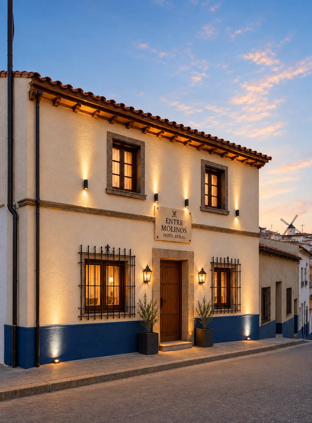Fachada del hotel Entre Molinos